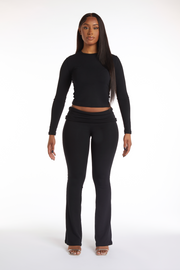 ‘MONET’ Fold Over in Jet (PRE-ORDER)