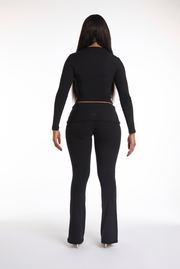 ‘MONET’ Fold Over in Jet (PRE-ORDER)