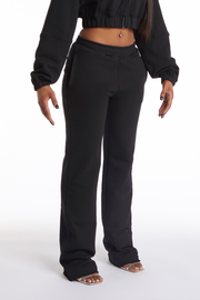 'CAS GURL' Track Pants in Jet