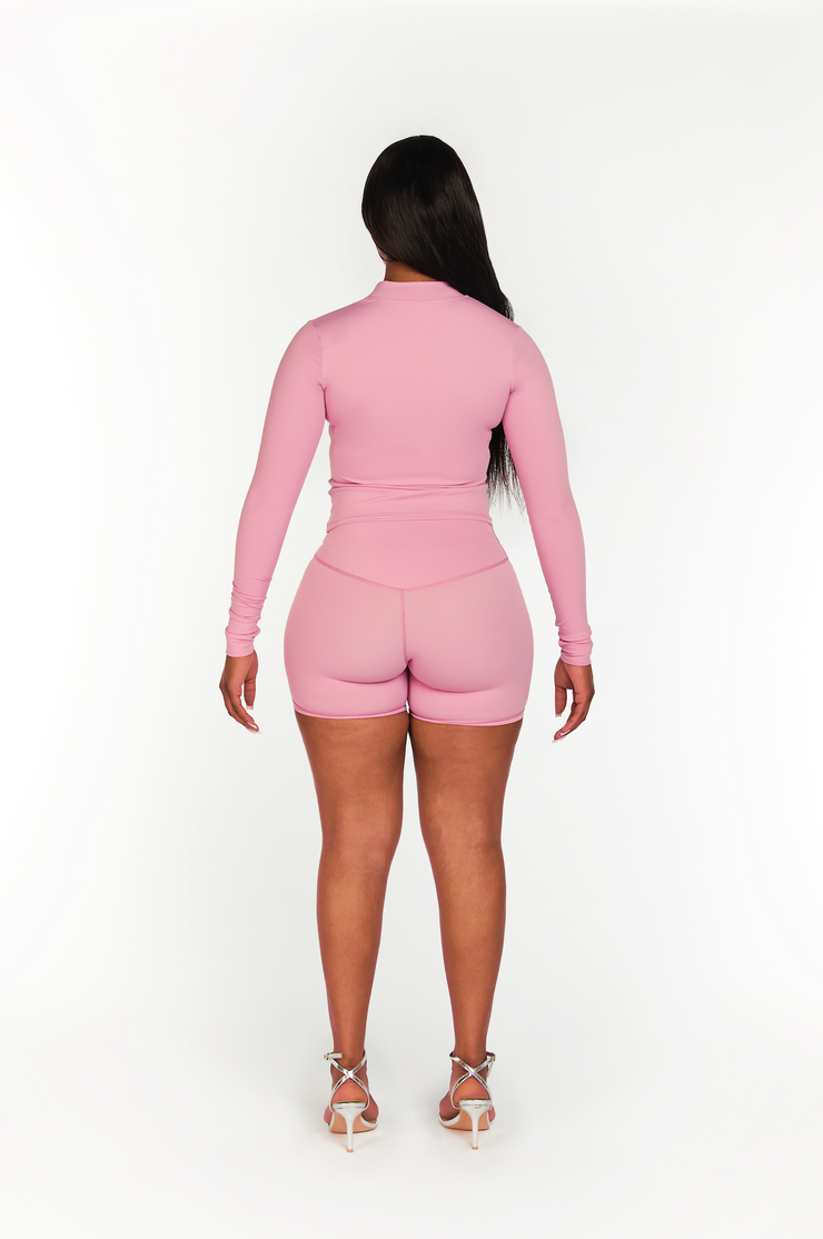 ‘CAS’ Shorts in Blush