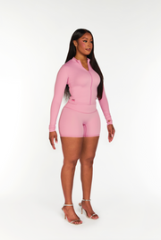‘CAS’ Shorts in Blush