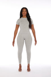 'ZARIAH' Leggings In Zinc (PRE-ORDER)