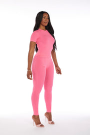 'ZARIAH’ Leggings in Hot Pink (PRE-ORDER)