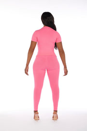 'ZARIAH’ Leggings in Hot Pink (PRE-ORDER)