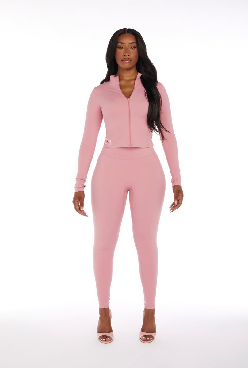 Cas Content Collection 'CAS' Leggings in Blush – Cas Collection