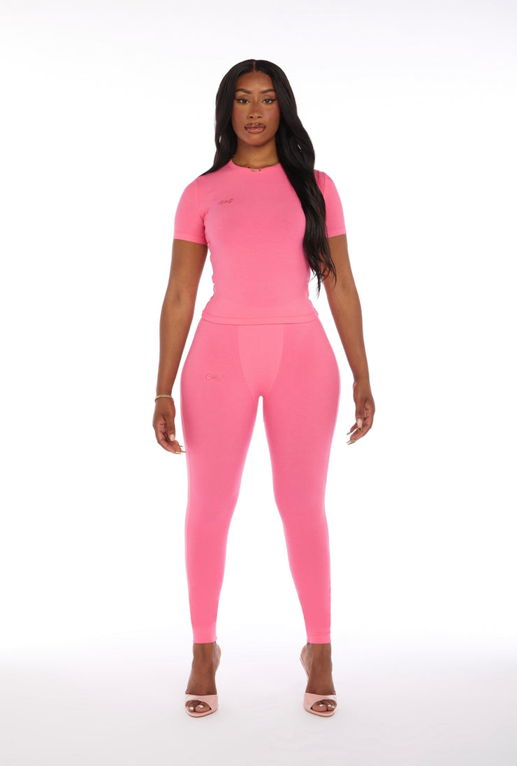 ‘ZARIAH’ Tee in Hot Pink (PRE-ORDER)