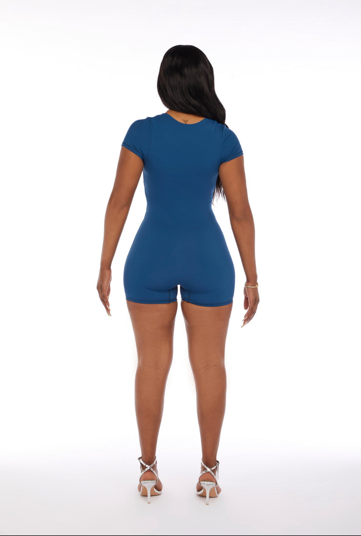 ‘Hottie’ Playsuit in Azul