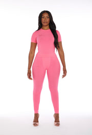 'ZARIAH’ Leggings in Hot Pink (PRE-ORDER)